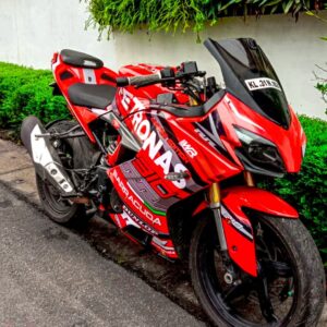 TVS RR310 Petronas Design [Full Body Edge To Edge Wrap / Decal / Sticker Kit]