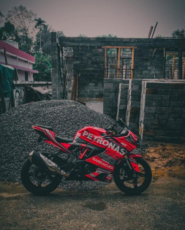 TVS RR310 Petronas Design [Full Body Edge To Edge Wrap / Decal / Sticker Kit] - Image 3