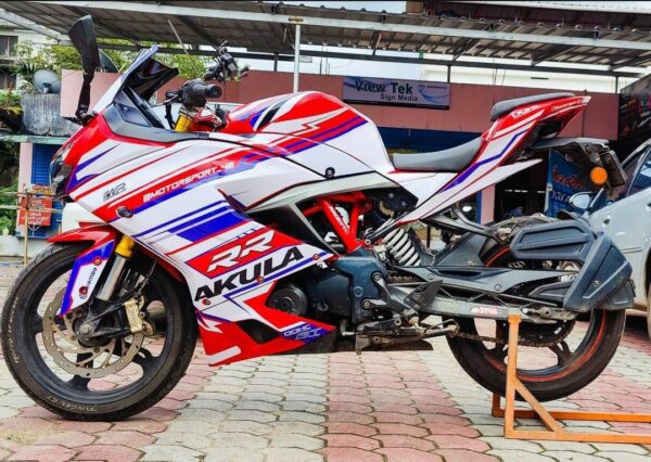 TVS Apache RR310 Akula Design [Full Body Edge To Edge Wrap / Decal / Sticker Kit] - Image 2