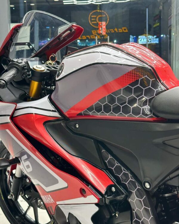 Yamaha V4 Storm Design [Full Body Edge To Edge Wrap / Decal / Sticker Kit] - Image 8