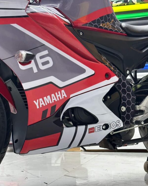 Yamaha V4 Storm Design [Full Body Edge To Edge Wrap / Decal / Sticker Kit] - Image 9