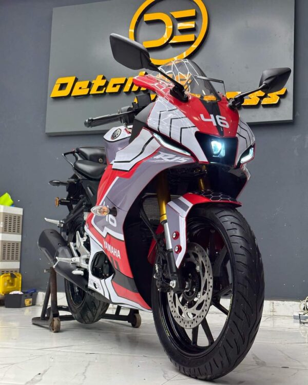 Yamaha V4 Storm Design [Full Body Edge To Edge Wrap / Decal / Sticker Kit] - Image 2