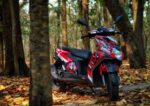 TVS Ntorq Deadpool Design [Full Body Edge To Edge Wrap / Decal / Sticker Kit] - Image 3