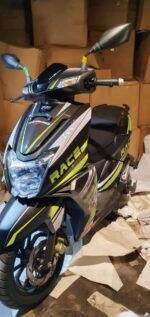 TVS Ntorq Design 1 [Full Body Edge To Edge Wrap / Decal / Sticker Kit] - Image 3