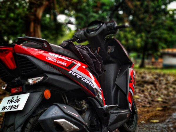 TVS Ntorq Deadpool Design [Full Body Edge To Edge Wrap / Decal / Sticker Kit] - Image 5