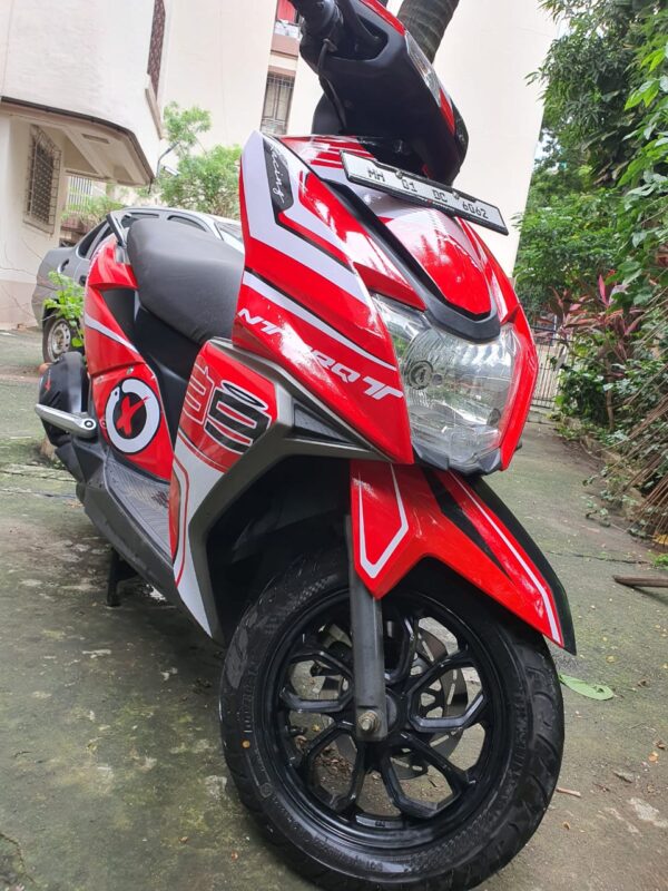TVS Ntorq 99 Lorenzo Design [Full Body Edge To Edge Wrap / Decal / Sticker Kit] - Image 4