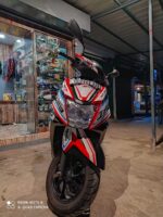 TVS Ntorq Slashed Design [Full Body Edge To Edge Wrap / Decal / Sticker Kit] - Image 4