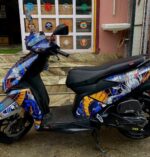 TVS Ntorq Dragon Design [Full Body Edge To Edge Wrap / Decal / Sticker Kit] - Image 2