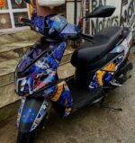 TVS Ntorq Dragon Design [Full Body Edge To Edge Wrap / Decal / Sticker Kit] - Image 3