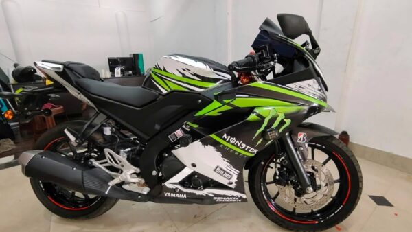 Yamaha V3 Monster Energy Edition [Full Body Edge To Edge Wrap / Decal / Sticker Kit] - Image 2