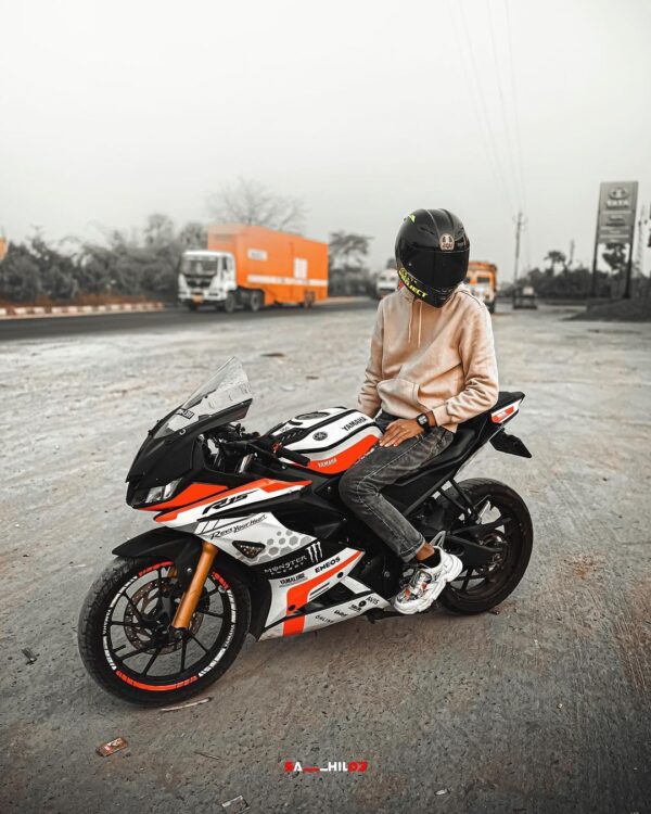 Yamaha V3 Hexagon Design [Full Body Edge To Edge Wrap / Decal / Sticker Kit] - Image 6