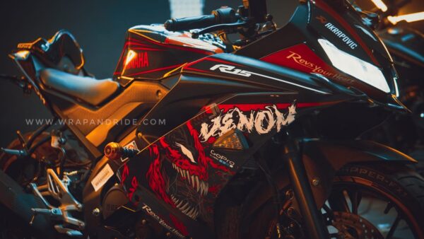 Yamaha V3 Venom Edition [Full Body Edge To Edge Wrap / Decal / Sticker Kit] - Image 2