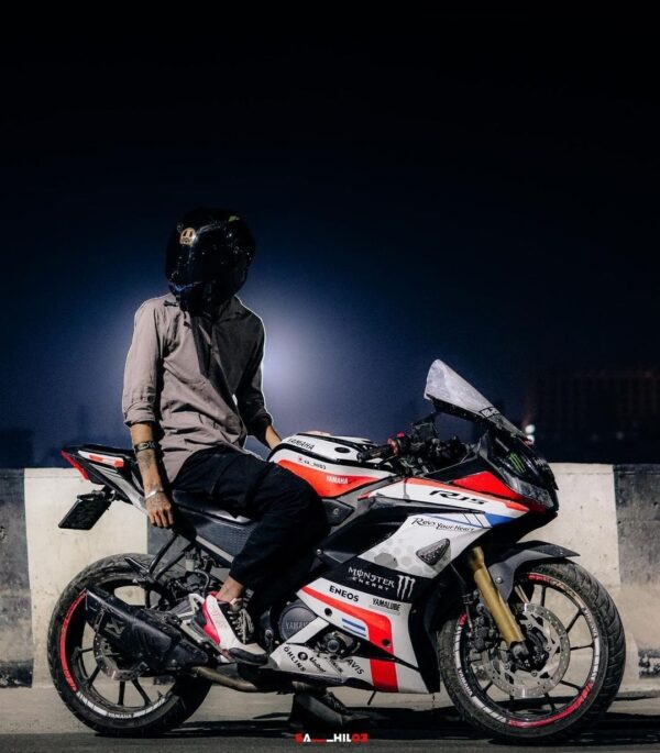 Yamaha V3 Hexagon Design [Full Body Edge To Edge Wrap / Decal / Sticker Kit] - Image 3