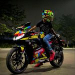Yamaha V3 Sun Moon Design [Full Body Edge To Edge Wrap / Decal / Sticker Kit] - Image 2
