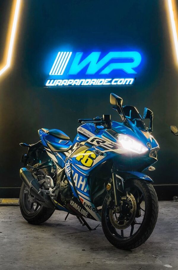 Yamaha R3 46 Design [Full Body Edge To Edge Wrap / Decal / Sticker Kit] - Image 2