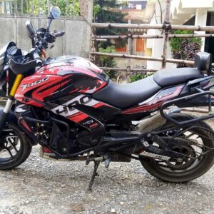 Bajaj Dominar Red Storm Design 250-400 (BS4-BS6) [Full Body Edge To Edge Wrap / Decal / Sticker Kit]