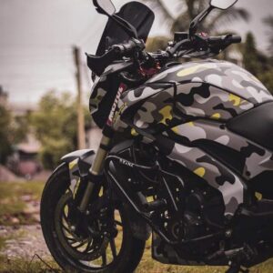 Bajaj Dominar Camouflage Design 250-400 (BS4-BS6) [Full Body Edge To Edge Wrap / Decal / Sticker Kit]