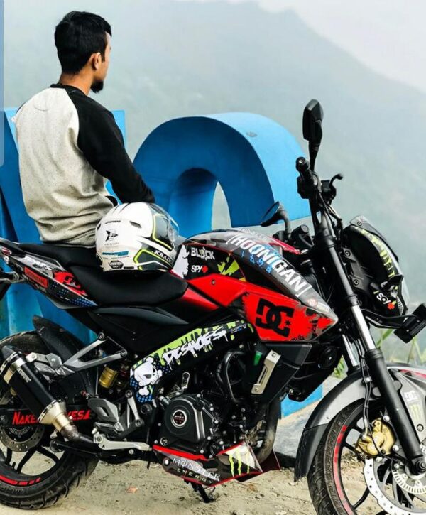 Pulsar NS Hoonigan Design [Full Body Edge To Edge Wrap / Decal / Sticker Kit] - Image 2