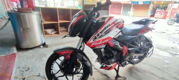 Pulsar NS Alpinestar Design [Full Body Edge To Edge Wrap / Decal / Sticker Kit] - Image 6