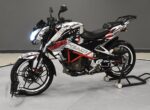 Pulsar NS White Shark Design [Full Body Edge To Edge Wrap / Decal / Sticker Kit] - Image 2