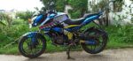 Pulsar NS Sharkbite Design [Full Body Edge To Edge Wrap / Decal / Sticker Kit] - Image 4