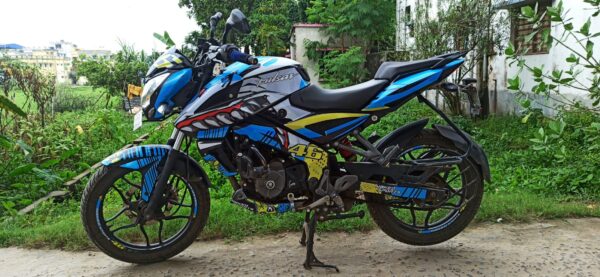 Pulsar NS Sharkbite Design [Full Body Edge To Edge Wrap / Decal / Sticker Kit] - Image 4