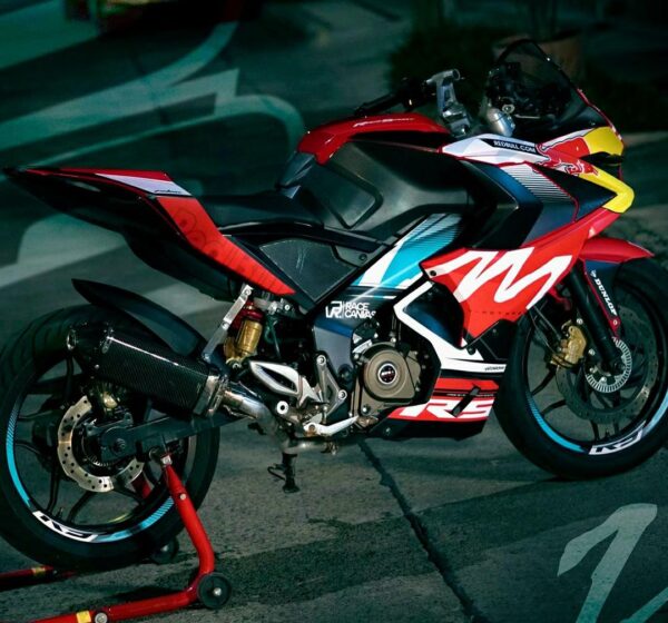 Pulsar RS 200 Limited Edition RB Design [Full Body Edge To Edge Wrap / Decal / Sticker Kit] - Image 2