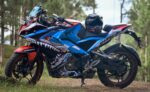Pulsar RS 200 Sharkbite Design [Full Body Edge To Edge Wrap / Decal / Sticker Kit] - Image 3