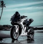 Pulsar RS 200 Black White Race Design [Full Body Edge To Edge Wrap / Decal / Sticker Kit] - Image 3
