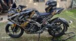 Pulsar RS 200 Black Panther Gold Design [Full Body Edge To Edge Wrap / Decal / Sticker Kit] - Image 2