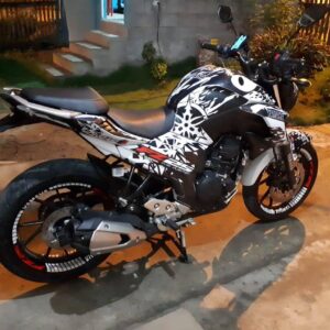 Yamaha FZ 25 Abstract Design [Full Body Edge To Edge Wrap / Decal / Sticker Kit]