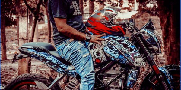 KTM Duke Wolfpack Design 125-200-390 (BS4-BS6) [Full Body Wrap / Decal / Sticker Kit] - Image 3
