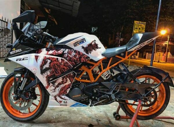 KTM Rc Carnage Edition 125-200-390 (BS4-BS6) [Full Body Wrap / Decal / Sticker Kit] - Image 2