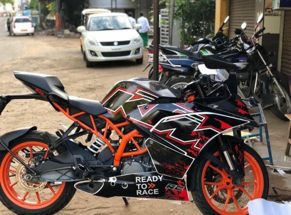 KTM Rc Official Design 125-200-390 (BS4-BS6) [Full Body Wrap / Decal / Sticker Kit] - Image 2