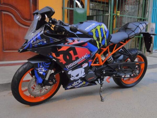 KTM Rc Hoonigan Design 125-200-390 (BS4-BS6) [Full Body Wrap / Decal / Sticker Kit] - Image 2