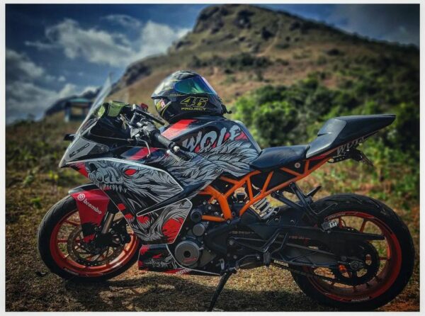 KTM Rc Wolf Edition 125-200-390 (BS4-BS6) [Full Body Wrap / Decal / Sticker Kit] - Image 2