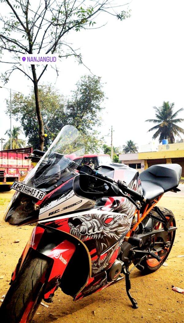 KTM Rc Wolf Edition 125-200-390 (BS4-BS6) [Full Body Wrap / Decal / Sticker Kit] - Image 6