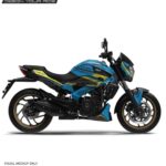 Bajaj Dominar Blue ADV Design 250-400 (BS4-BS6) [Full Body Edge To Edge Wrap / Decal / Sticker Kit]