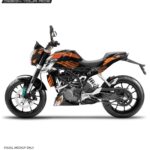 KTM Duke 690 Inspired Design 125-200-390 (BS4-BS6) [Full Body Wrap / Decal / Sticker Kit]