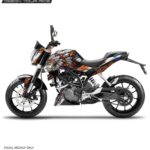 KTM Duke Chief Design 125-200-390 (BS4-BS6) [Full Body Wrap / Decal / Sticker Kit]