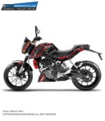 KTM Duke Deadpool Design 125-200-390 (BS4-BS6) [Full Body Wrap / Decal / Sticker Kit]