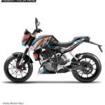KTM Duke Fox Design 125-200-390 (BS4-BS6) [Full Body Wrap / Decal / Sticker Kit]