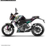 KTM Duke Funky Design 125-200-390 (BS4-BS6) [Full Body Wrap / Decal / Sticker Kit]