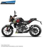 KTM Duke Kenblock Gymkhana Design 125-200-390 (BS4-BS6) [Full Body Wrap / Decal / Sticker Kit]