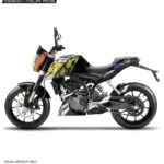 KTM Duke VR 46 Tribute Design 125-200-390 (BS4-BS6) [Semi Body Wrap / Decal / Sticker Kit]