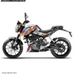 KTM Duke RB Design 125-200-390 (BS4-BS6) [Full Body Wrap / Decal / Sticker Kit]