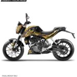 KTM Duke Rockstar Design 125-200-390 (BS4-BS6) [Full Body Wrap / Decal / Sticker Kit]