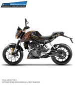 KTM Duke Samurai Design 2 125-200-390 (BS4-BS6) [Full Body Wrap / Decal / Sticker Kit]