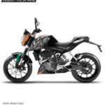 KTM Duke Type R Design 125-200-390 (BS4-BS6) [Semi Body Wrap / Decal / Sticker Kit]