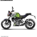 KTM Duke Joker Design 125-200-390 (BS4-BS6) [Full Body Wrap / Decal / Sticker Kit]